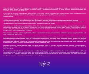 Mudanças nos Voos da Wizz Air: O Que Isso Significa para Você